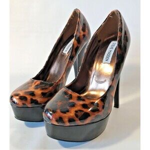 Steve Madden Women’s Paver Leopard Print High Heel Pumps Size 8.5 - Slip-On